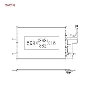 Радиатор кондиционера koyorad cd060531