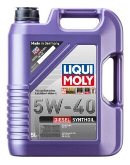 Олива моторна 5W-40 DIESEL SYNTHOIL 5L liqui moly 1341