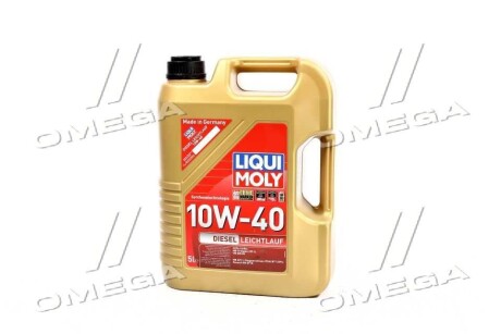 Олива моторна Diesel Leichtlauf 10W-40 (Каністра 5л) liqui moly 1387