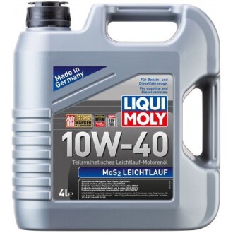 Масло моторное MoS2 Leichtlauf 10W-40 (4 л) liqui moly 1917