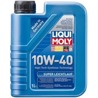 Масло моторное Super Leichtlauf 10W-40 (1 л) liqui moly 1928