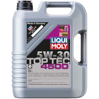 Масло моторное Top Tec 4500 5W-30 (5 л) liqui moly 2318 (фото 1)