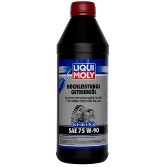 Трансмиссионное масло GL-4+ GL-4 / 5 75W-90 синтетическое 1 л liqui moly 3979