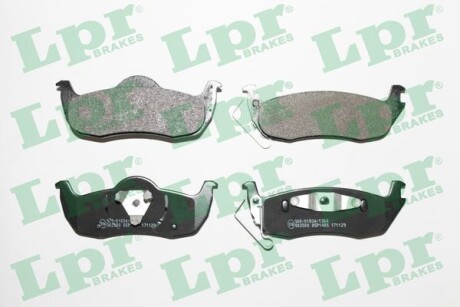 Колодки тормозные lpr 05P1405