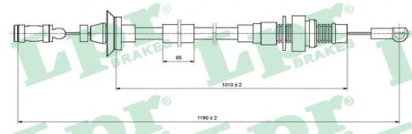 Трос акселератора lpr c0005A