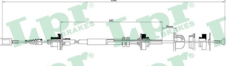 Трос зчеплення lpr c0058C