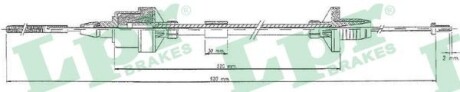 Трос зчеплення lpr c0123C