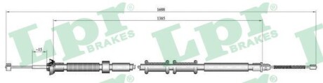 Трос ручного тормоза lpr c0307B