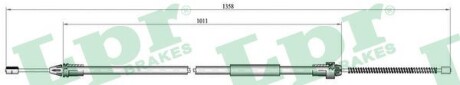 Трос ручного тормоза lpr c0683B