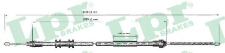 Трос ручного тормоза lpr c0699B