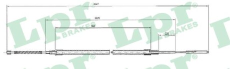 Трос ручного гальма lpr c0964B