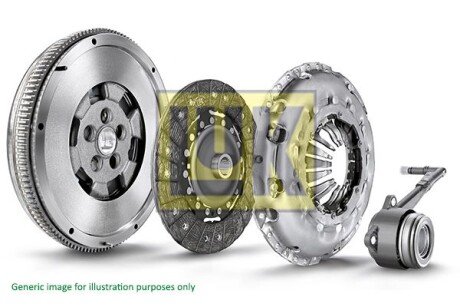 Демпфер + комплект зчеплення Peugeot 3008/308/5008 1.6 HDI 07-17 luK 600 0297 00