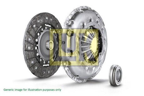 Комплект сцепления Toyota Hilux 2.4D -97 (d=230mm) (+выжимной)) luK 623 1999 60