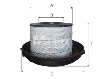 Повітряний фільтр m-FILTER a595