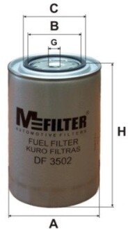 Паливний фільтр m-FILTER df3502