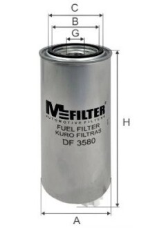 Фильтр топливный m-FILTER df3580