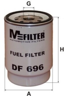 Паливний фільтр m-FILTER df696