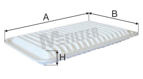 Фільтр повітряний m-FILTER k7043