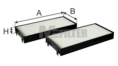 Фільтр салону m-FILTER k90112 (фото 1)