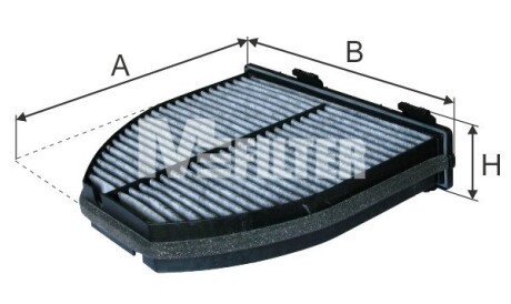 Фильтр салона m-FILTER k9139C