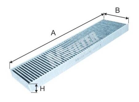 Фільтр салону m-FILTER k9179C (фото 1)