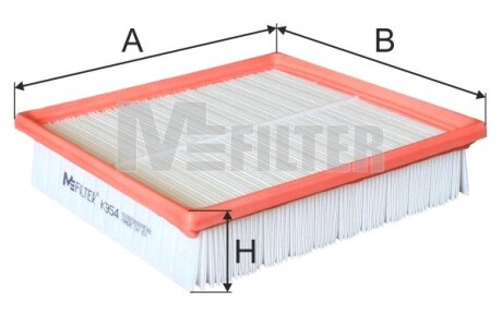 Повітряний фільтр m-FILTER k954