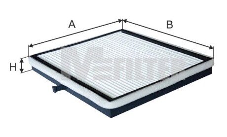 Фільтр салону m-FILTER k966