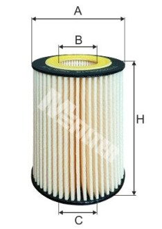 Фільтр оливний m-FILTER te601