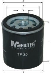 Оливний фільтр m-FILTER tf30