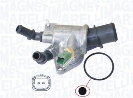 Термостат Alfa Romeo 159/Fiat Grande Punto/Opel Astra/Vectra 1.9/1.9D 04-(88°С) (с прокладкой) (TE0044) magneti marelli 352317100440