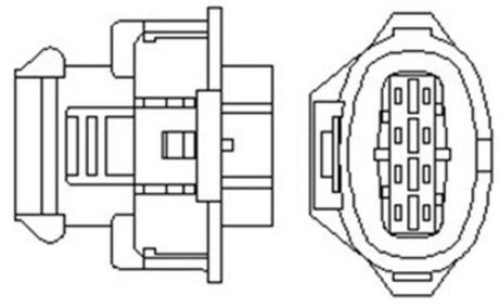 OPEL лямбда-зонд Astra G/H, Meriva, Vectra C, Zafira B 1.6 00- magneti marelli 466016355015