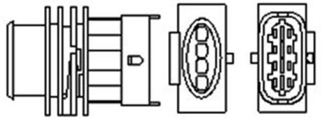 OPEL Лямбда-зонд ASTRA G 1.6 02-09, ASTRA H 1.6 04-10, ZAFIRA / ZAFIRA FAMILY B 1.6 05-12 magneti marelli 466016355017