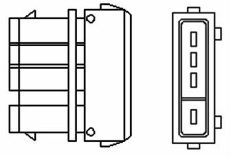 Лямбда-зонд (3 конт.) +1 подогрев VW 1,8/2,0 SEAT 2,0 HONDA 1,8-2,2 magneti marelli 466016355069