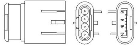 FORD Кисневий датчик (лямбда-зонд) KA II 1.2 08-, LANCIA, FIAT magneti marelli 466016355161