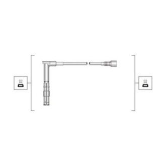 Високовольтні дроти MERCEDES C 180, 200, 220 magneti marelli 941319170100