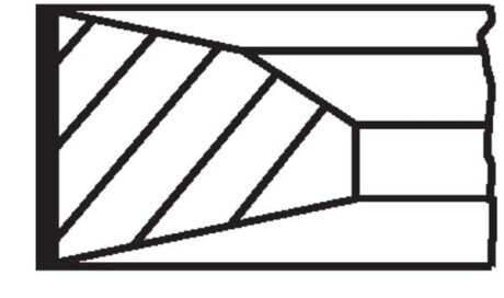 Кільця поршневі mahle / knecht 001 RS 00136 0N0