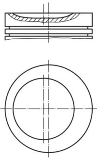 Поршень mahle / knecht 0020303