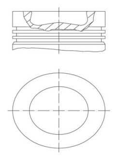 Поршень MB mahle / knecht 003 97 00