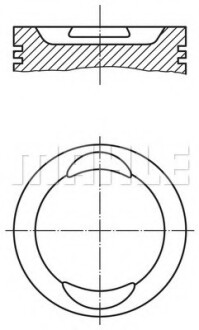 Поршень mahle / knecht 0094100 (фото 1)