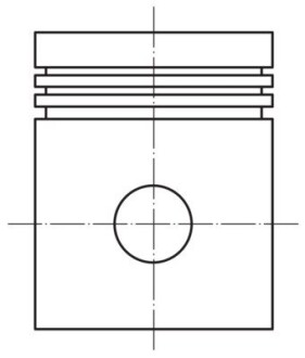 Поршень mahle / knecht 0120200 (фото 1)