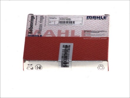 Кольца поршневые MAHLE mahle / knecht 012 02 N0