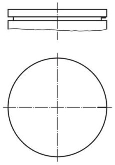 Поршень mahle / knecht 021 03 00