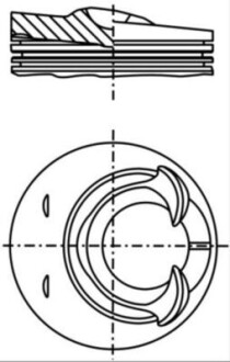 Поршень mahle / knecht 0282500