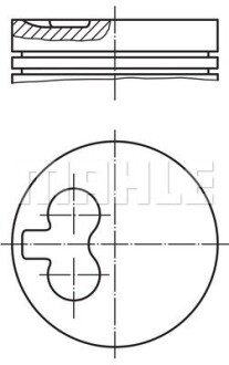 Поршень MAHLE mahle / knecht 0295501 (фото 1)