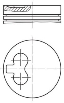 Поршень MAHLE mahle / knecht 0295502 (фото 1)