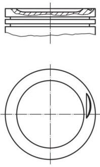 Поршень mahle / knecht 030 83 00