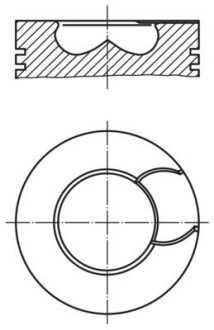 Поршень mahle / knecht 213 70 00