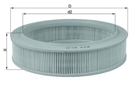 Фільтр повітряний mahle / knecht lx81