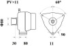 Генератор mahle / knecht mg793 (фото 2)