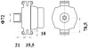 Генератор mahle / knecht mg797 (фото 2)